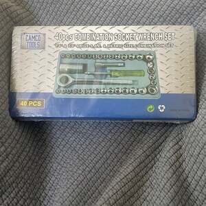 Camco Tools Hard Case 40pcs Combinations Socket Wrench Set Gift